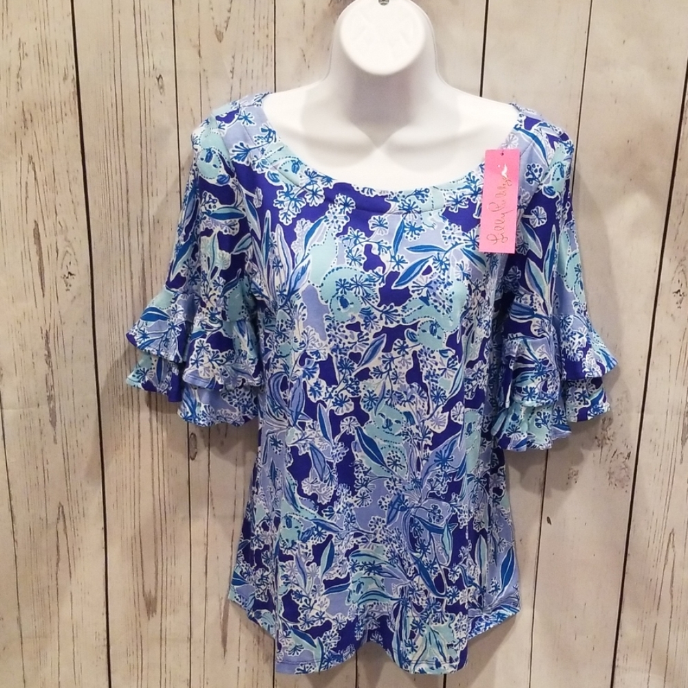 NWT NEVER WORN Lilly Pulitzer "Lula" Koala Blouse!